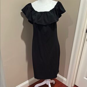 Elegant Black Off-Shoulder Dress